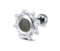 Laborite with CZ Ear Piercing TIP-2805
